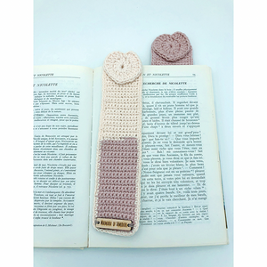 Marque-pages en coton à personnaliser